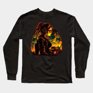 Steampunk Coder - 3 - A fusion of old and new technology Long Sleeve T-Shirt